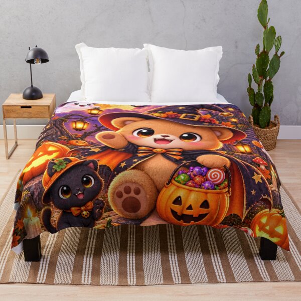 Item preview, cute halloween bear designed and sold by TeikunShop.