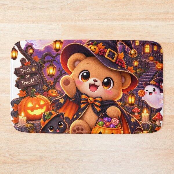 Item preview, cute halloween bear designed and sold by TeikunShop.
