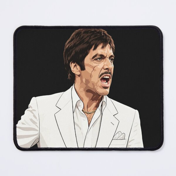 Item preview,  Man In White Suit Shouting With Intense Expression designed and sold by Surviving Monday Club.