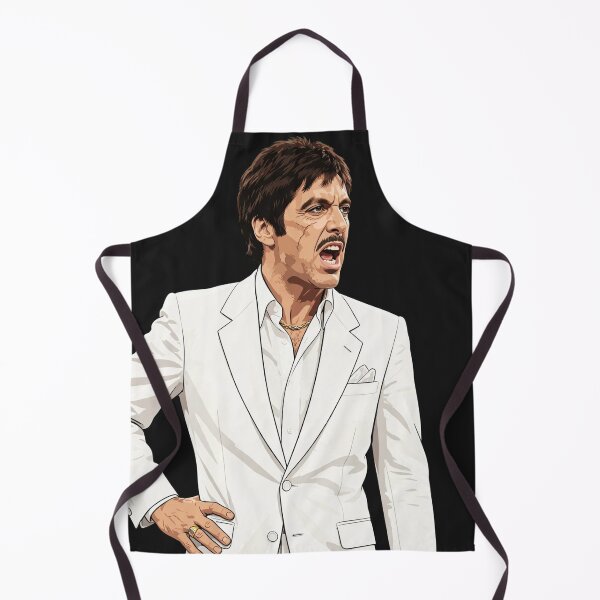 Item preview, Man In White Suit Shouting With Intense Expression designed and sold by Surviving Monday Club.
