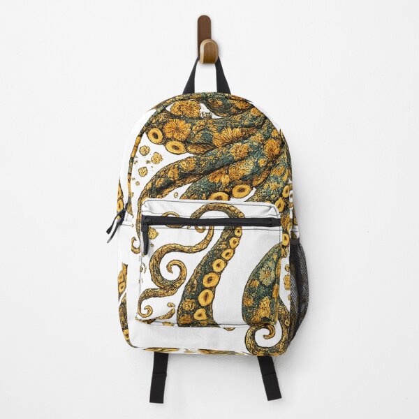 Item preview, floral octopus designed and sold by PhiloDoh.