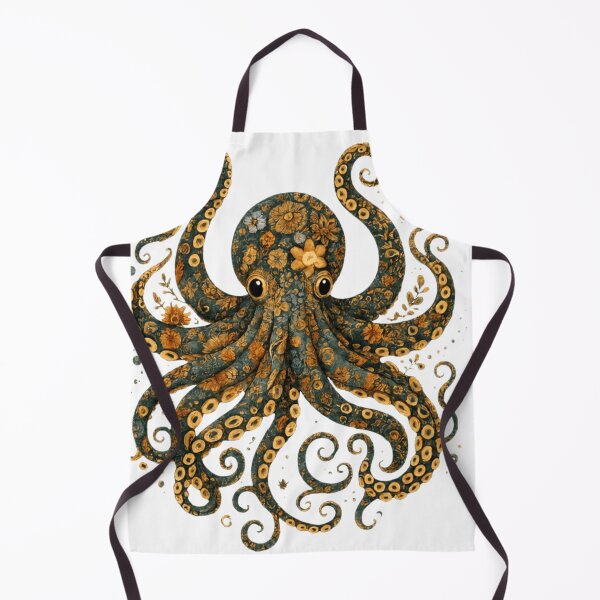Item preview, floral octopus #2 designed and sold by PhiloDoh.