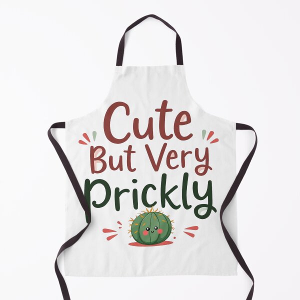 Item preview, Funny cactus with Cute But Very Prickly text as a gift designed and sold by Prints by Mat.