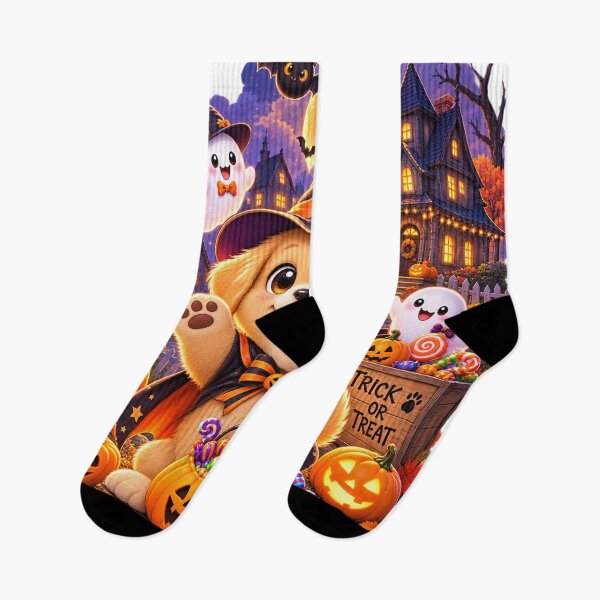 Item preview, Golden Retriever Halloween designed and sold by TeikunShop.