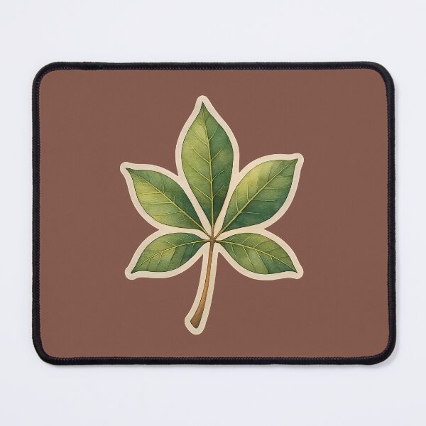 Item preview, Watercolor Botanical Leaves Nature Inspired Collection: Baobab designed and sold by PinUpPizzazz.