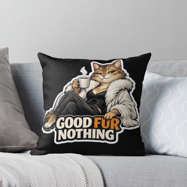 Item preview, Good Fur Nothing | Anthro Cat Cozy Fashion Gift designed and sold by Furrenzy.