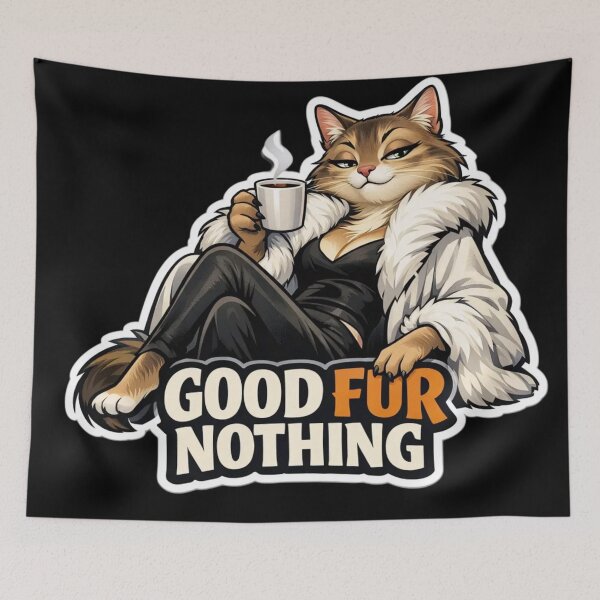 Item preview, Good Fur Nothing | Anthro Cat Cozy Fashion Gift designed and sold by Furrenzy.