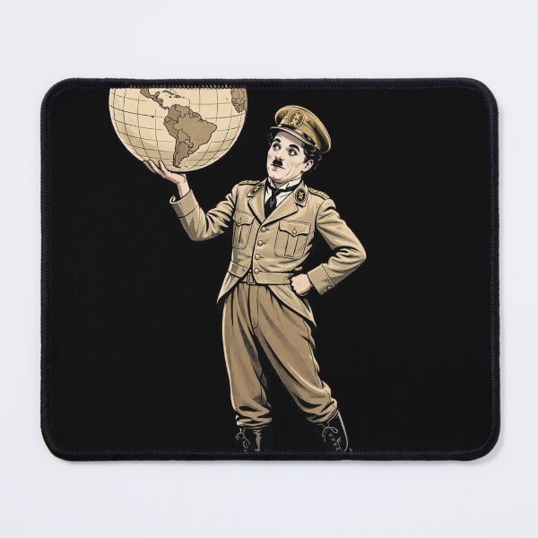 Item preview, Satirical Dictator Holding Globe In Hand Illustration designed and sold by Surviving Monday Club.