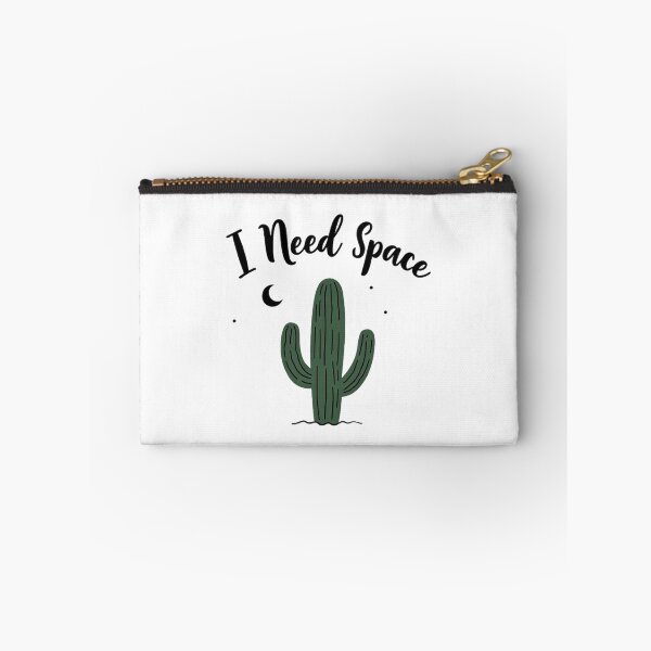 Item preview, Minimalist line art cactus with moon and I Need Space text designed and sold by Prints by Mat.