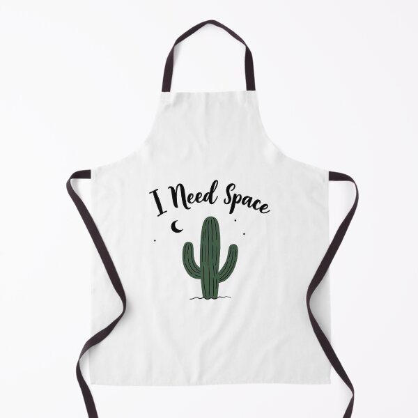 Item preview, Minimalist line art cactus with moon and I Need Space text designed and sold by Prints by Mat.