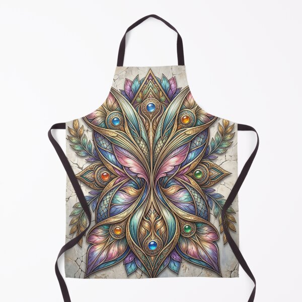 Item preview, Organic Shield-like Fractal with Metallic Gold designed and sold by Frackxion.