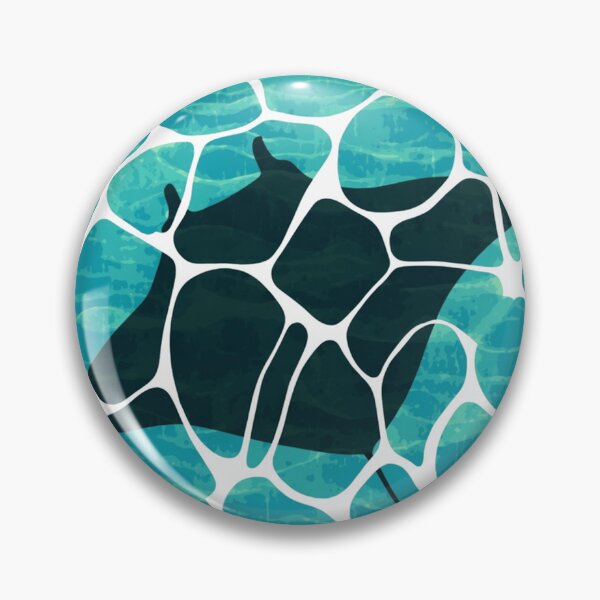 Item preview, manta ray swimming in water with sunlight designed and sold by PhiloDoh.