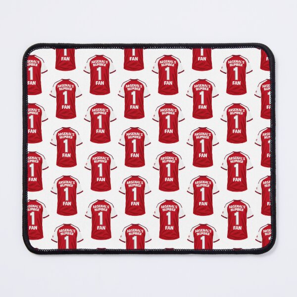 Item preview, Arsenal Number One Fan Football Shirt Design designed and sold by The Home Of Pink Peach.