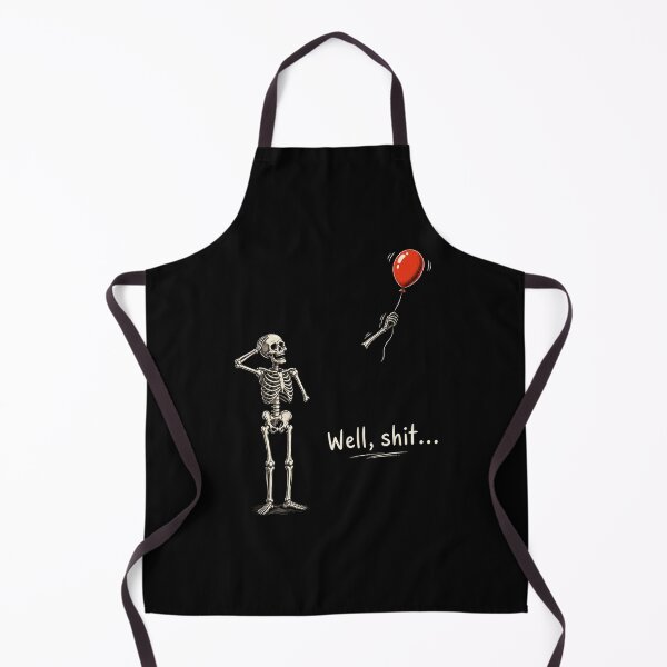 Item preview, Skeleton Lost Balloon Well Shit Funny designed and sold by Kladhadredo.