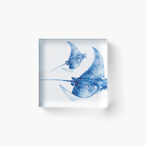 Item preview, blue manta rays designed and sold by PhiloDoh.