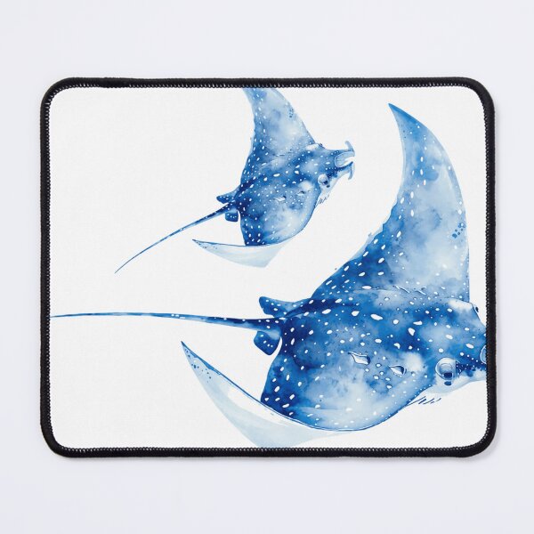 Item preview, blue manta rays designed and sold by PhiloDoh.