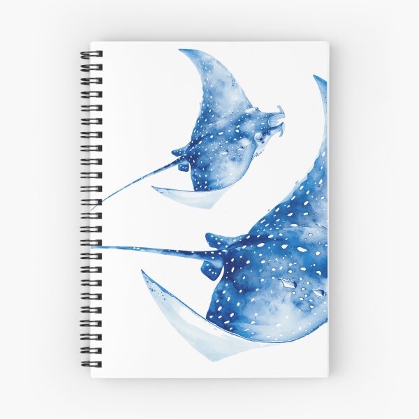 Item preview, blue manta rays designed and sold by PhiloDoh.