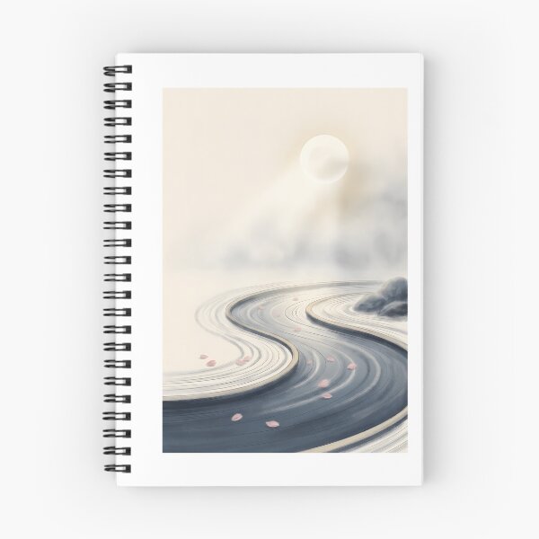 Item preview, Zen Garden of Light - Ethereal Japanese Modern Wabi-Sabi Art Poster designed and sold by Wagara-J.