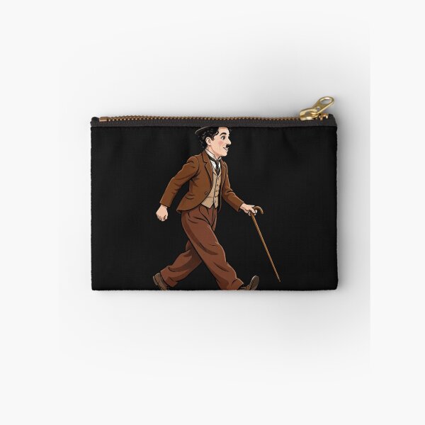 Item preview,  Classic Bowler Hat Tramp With Cane Walking designed and sold by Surviving Monday Club.