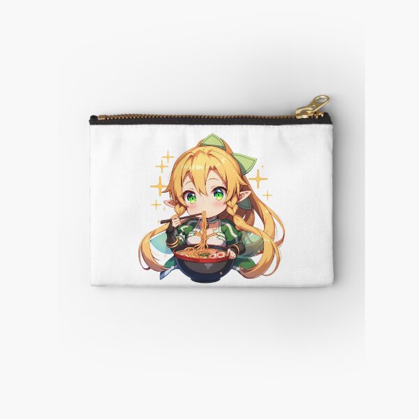 Item preview, Leafa Sword Art Online Kawaii Ramen Chibi Golden Noodle Bite designed and sold by mildaclairmo.