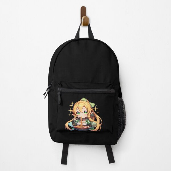 Item preview, Leafa Sword Art Online Kawaii Ramen Chibi Golden Noodle Bite designed and sold by mildaclairmo.
