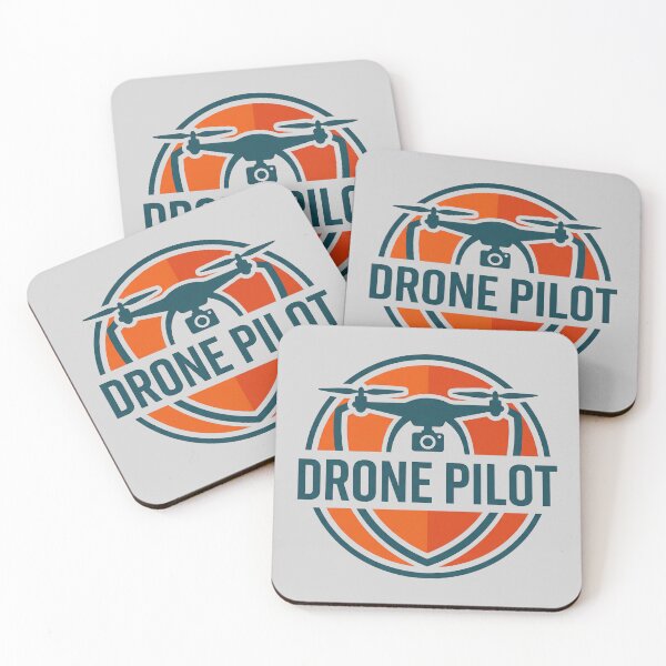 Item preview, Drone Pilot Aerial Photography Quadcopter Vintage Badge designed and sold by KiwiRider.