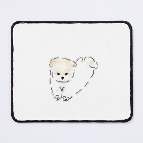 Item preview, Fluffy Pomeranian Puppy Sketch in Soft Pastel designed and sold by raun.draw.