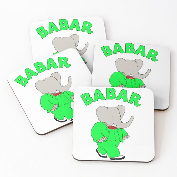 Item preview, babar the elephant green designed and sold by PhiloDoh.