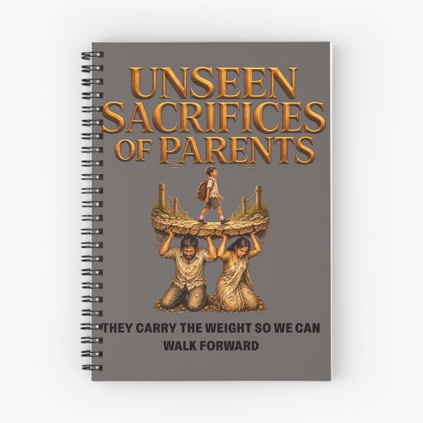 Item preview, Unseen Sacrifices of Parents – They Carry the Weight So We Can Walk Forward designed and sold by MindForgeDesign.