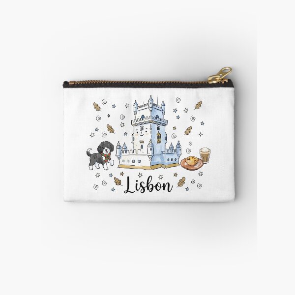 Item preview, Cute Belem Tower Lisbon Doodle Art designed and sold by RamyGallery.