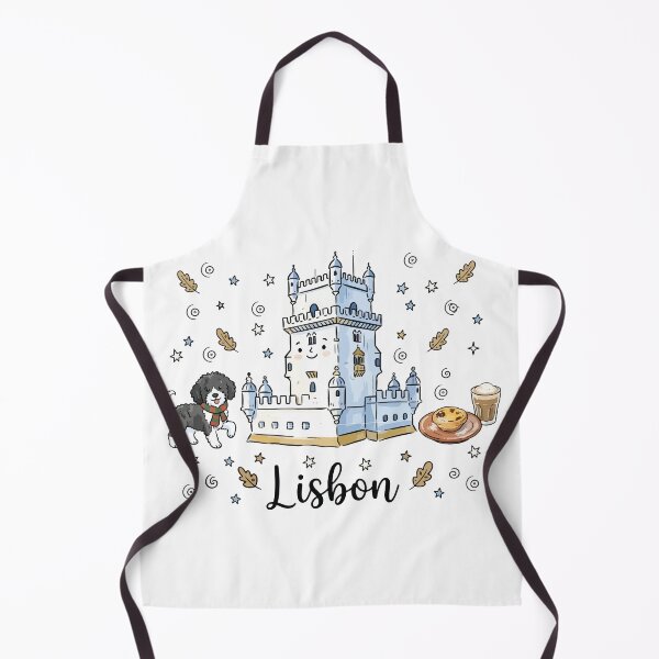 Item preview, Cute Belem Tower Lisbon Doodle Art designed and sold by RamyGallery.