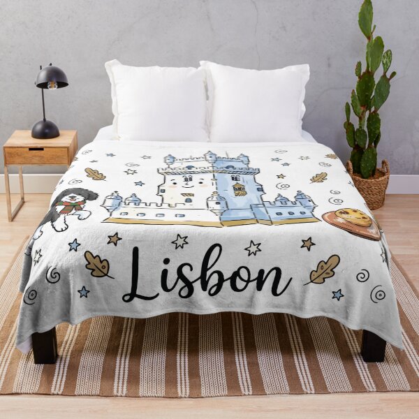 Item preview, Cute Belem Tower Lisbon Doodle Art designed and sold by RamyGallery.