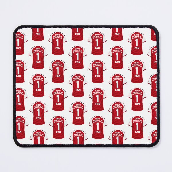 Item preview, Arsenal Number One Fan Football Birthday Design designed and sold by The Home Of Pink Peach.