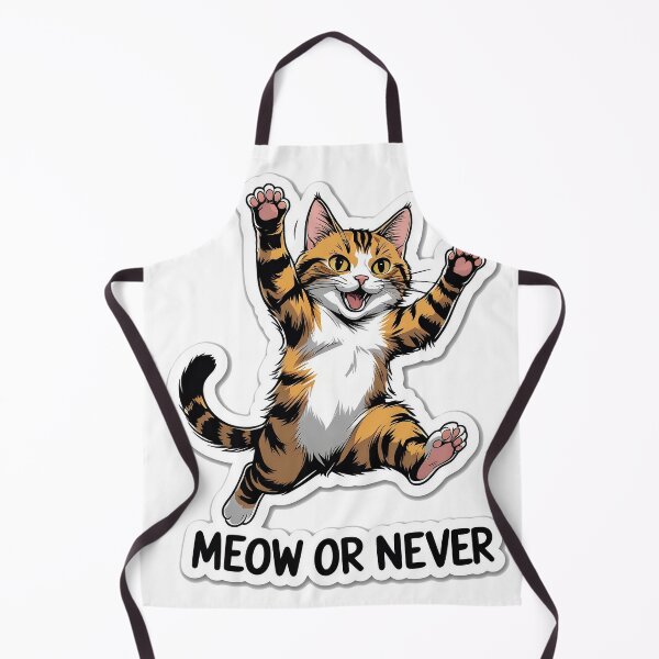 Item preview, Meow or Never Funny Cat Pun | Cute Cat Lover Gift designed and sold by decimalades.