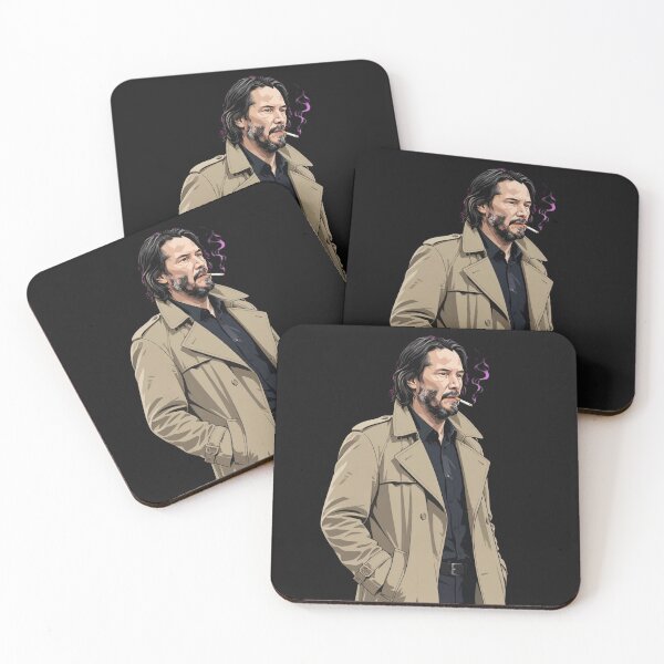 Item preview, Detective In Beige Trench Coat With Cigarillo designed and sold by Surviving Monday Club.