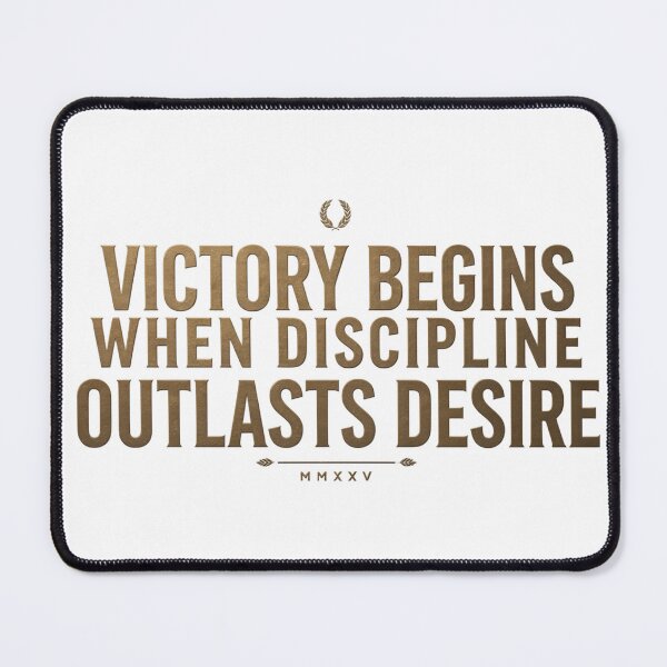 Item preview, Discipline Outlasts Desire Stoic Warrior designed and sold by syotos-ai.