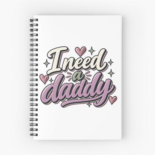 Item preview, I Need a Daddy – Cheeky Retro Typography designed and sold by SnarkleCo.