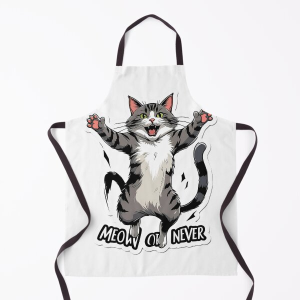 Item preview, Meow or Never Cat Pun | Funny Cat Lover T-Shirt designed and sold by decimalades.