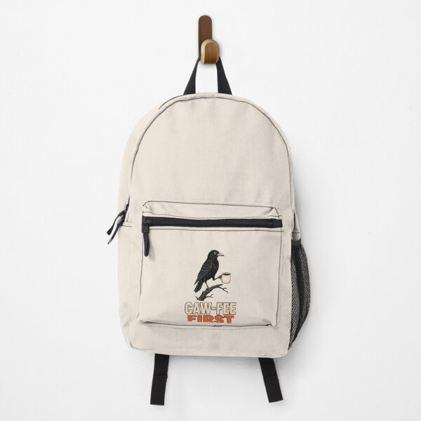 Item preview, Caw-Fee First Crow Coffee Vintage Linocut Art designed and sold by CG Studio.