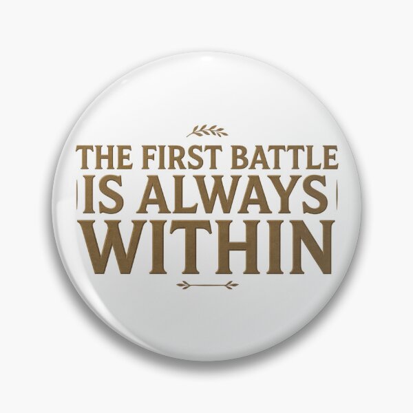 Item preview, The First Battle Is Within designed and sold by syotos-ai.
