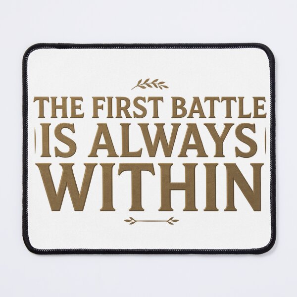 Item preview, The First Battle Is Within designed and sold by syotos-ai.