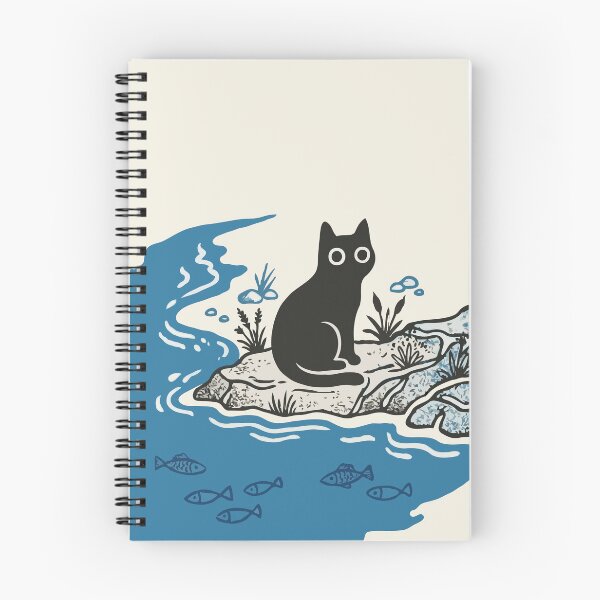 Item preview, Black Cat River Fish designed and sold by Gkinoki.