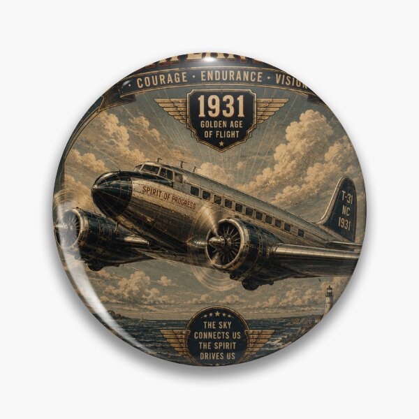 Item preview, Transatlantic Spirit 1931 Vintage Airliner designed and sold by Nebur2021.