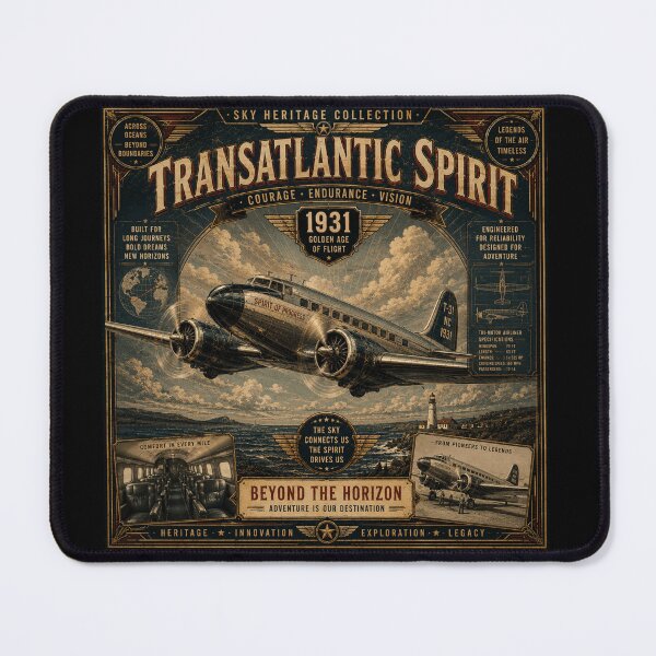 Item preview, Transatlantic Spirit 1931 Vintage Airliner designed and sold by Nebur2021.