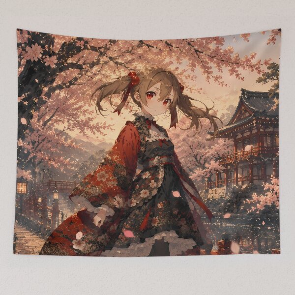 Item preview, Silica Sword Art Online Cherry Blossom Garden Evening designed and sold by mildaclairmo.
