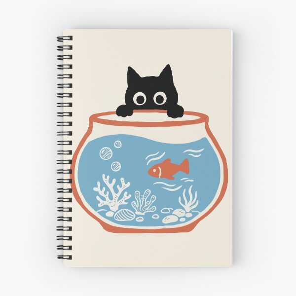 Item preview, Peeking Cat Fishbowl designed and sold by Gkinoki.