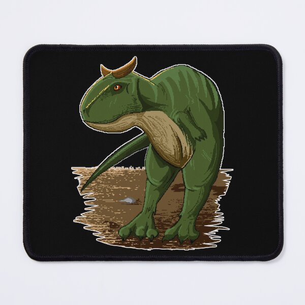 Item preview, Carnotaurus pixel drawing - green designed and sold by SulPixelart.