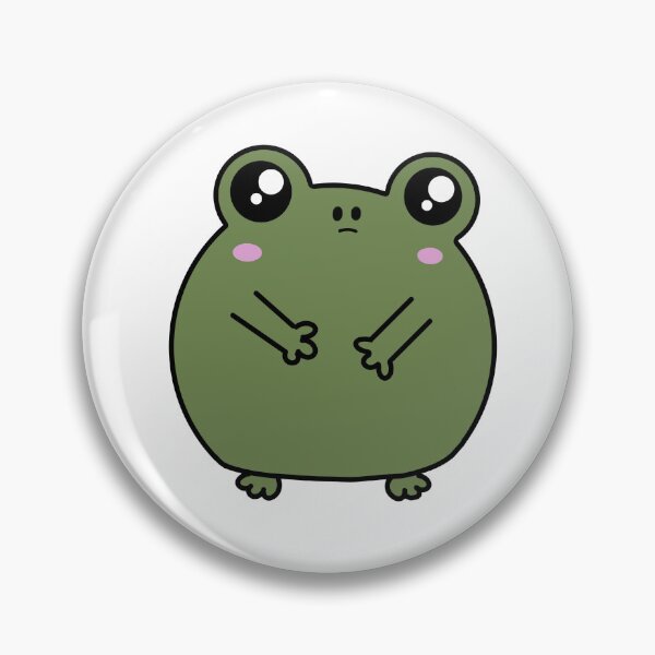 Item preview, Gus the anxious frog  designed and sold by Little Chaos Club.