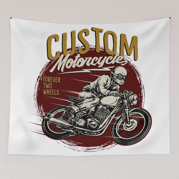Item preview, Retro Motorcycle designed and sold by heedooppod.