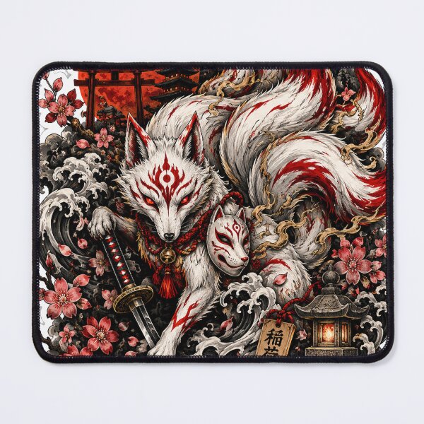 Item preview, Japanese Fox Tattoo designed and sold by TeikunShop.